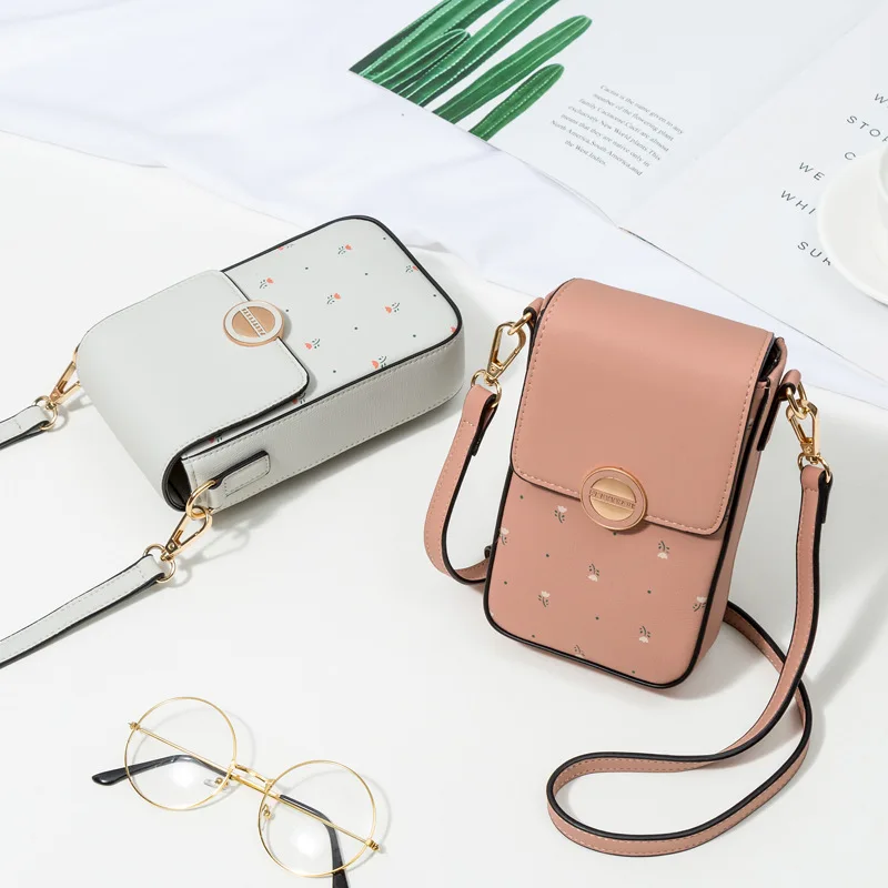 

2019 New Women Messenger Bags Women Mobile phone package Small Chains Design Fashion Lady's Shoulder Bags Mini Flap Wallet
