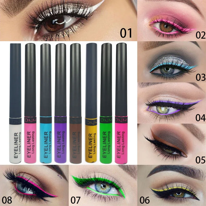 

DNM8 color matte color waterproof durable eyeliner eyeshadow evpct foreign trade new explosions