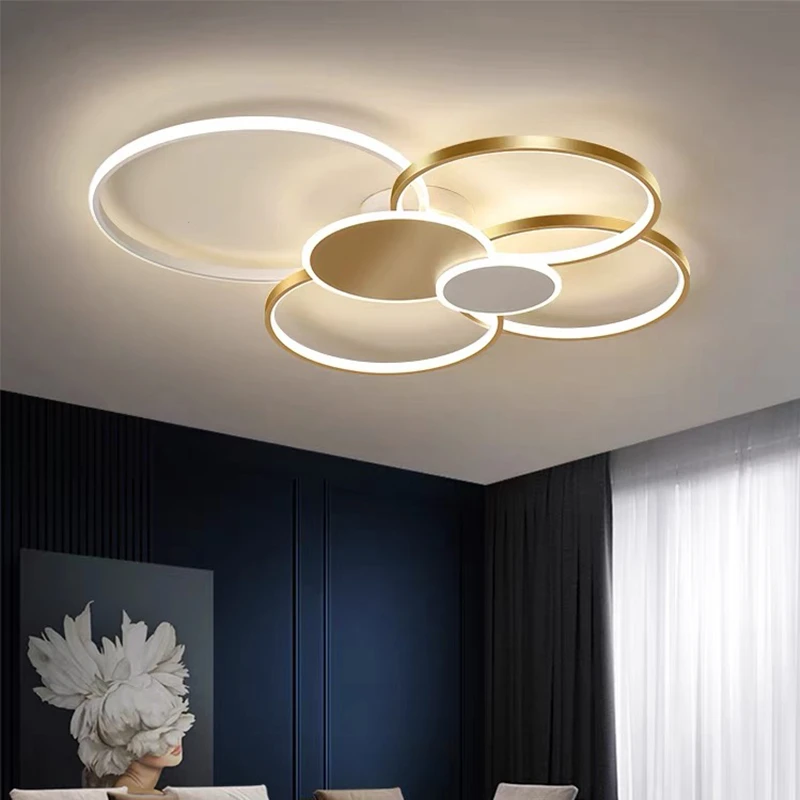 

LED Chandelier Light Modern Living Room Dining Bedroom Hall Lighting Lustre Luminaire Ceiling Lamp Fixture Dropshipping Dero