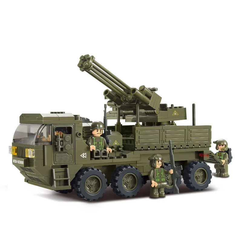 

306pcs Military Series Heavy Transport Vehicle Children's Puzzle Toys legoinglys DIY Educate Children's Christmas Gifts