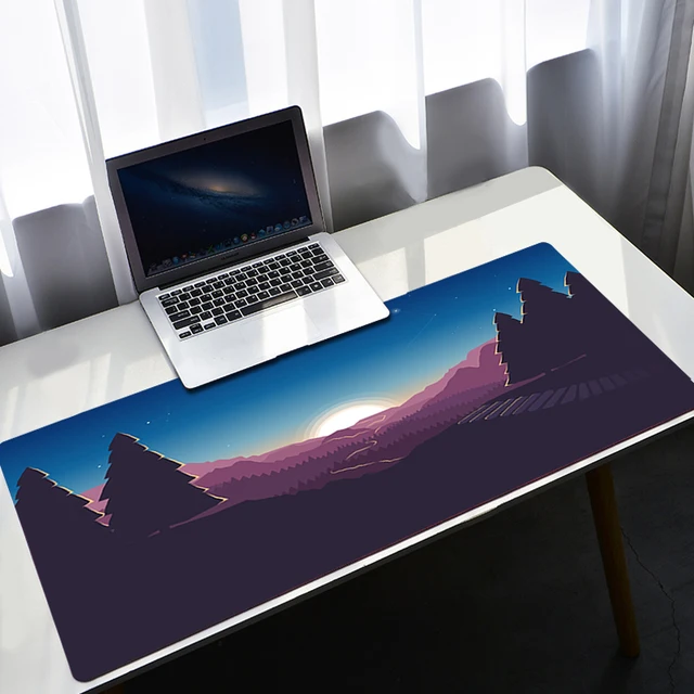 Deep Forest Firewatch Big Mouse Pad Gamer Gaming Mouse Mats Laptop Mat Deskmat Protector Pc Complete Xxl Mousepad Cute Desk Mat 87