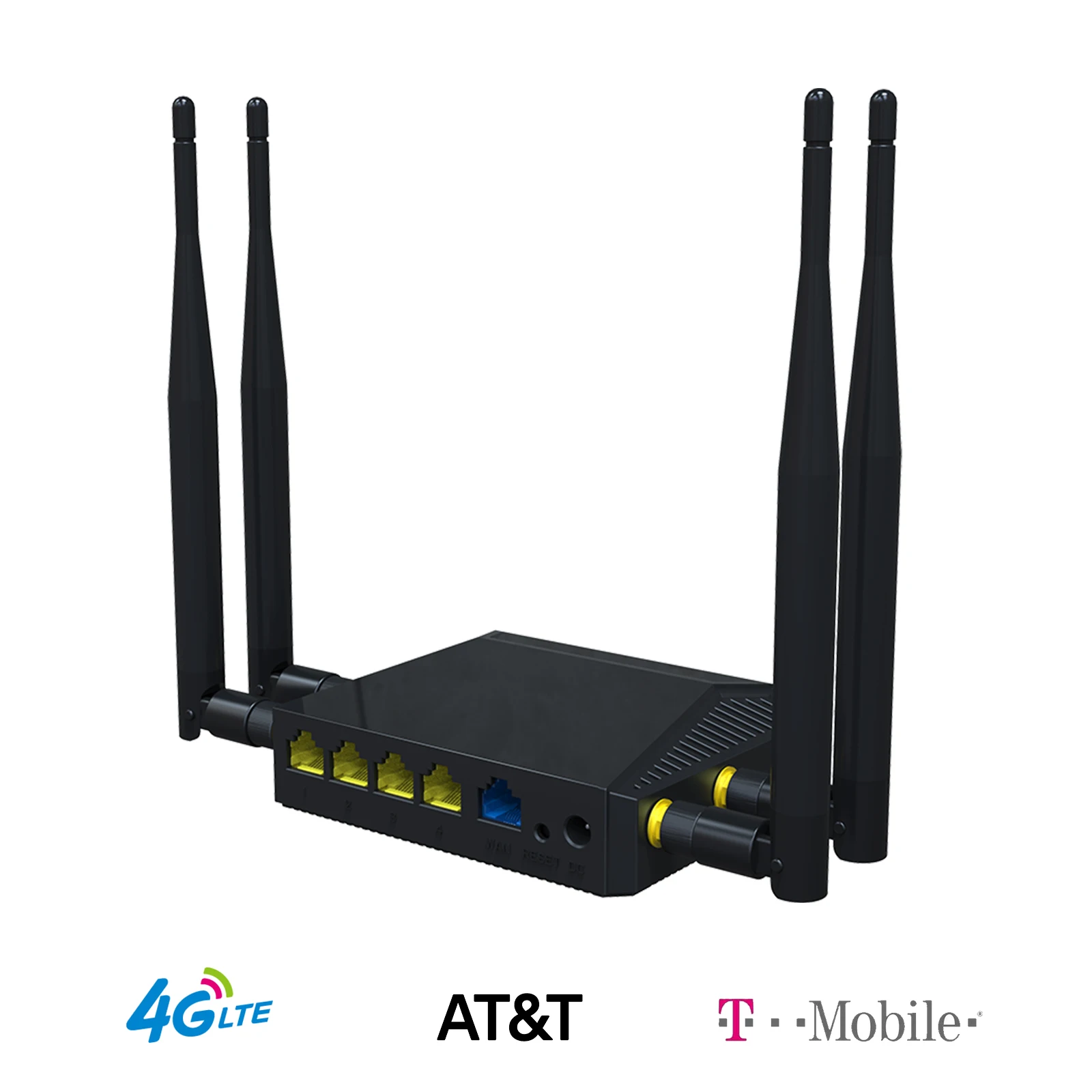 300mbps 4g Lte Router Wireless Wifi 4g Modem Router Cat4 Ec25affa Wan
