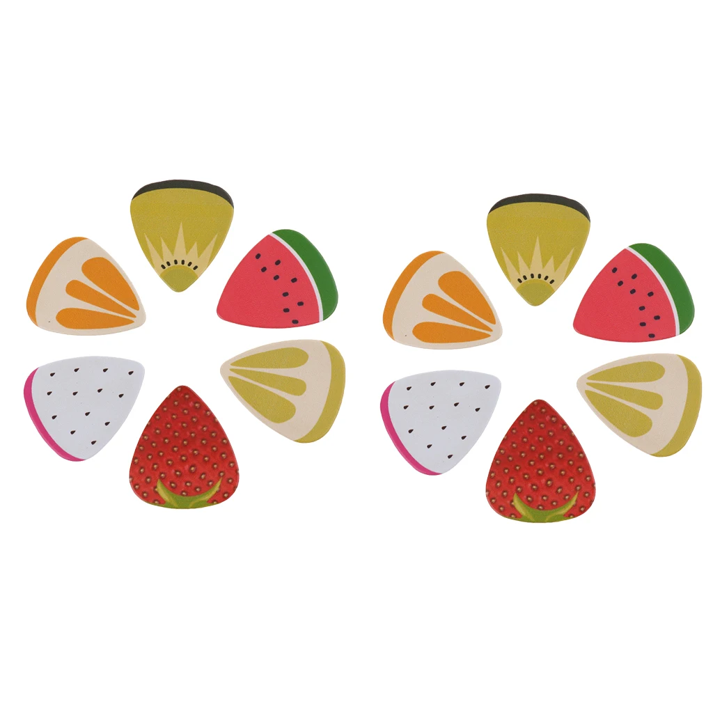 

12pcs Celluloid Acoustic Guitar Plectrum Picks for Uke Guitar Parts