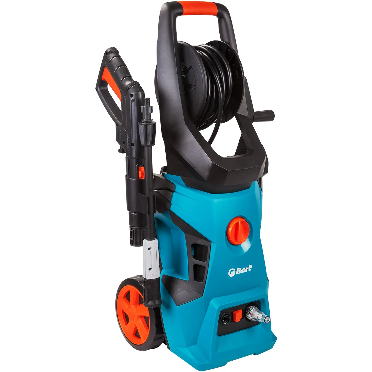 Мойка высокого давления Bort BHR 2500R Pro (мощность 2400 Вт давление до 180 катушка для