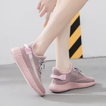 

Women Sneakers 2020 Summer Fashion Breathable Women Running Shoes Lace Up Shoes girl casual Footwear 3H35