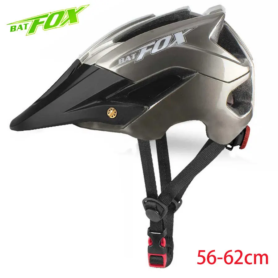BATFOX велосипедный шлем Bicycke MTB велосипедные шлемы оранжевые мужские горные защитные шлемы для езды на велосипеде Fietshelm женские сверхлегкие спортивные шлемы для активного отдыха - Цвет: 5002-Titanium-Black
