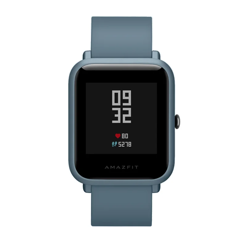 Глобальная версия Amazfit Bip Lite Xiaomi Huami Смарт-часы 1,28 дюймов дисплей водонепроницаемый 45 дней Срок службы батареи новое поступление - Цвет: Blue