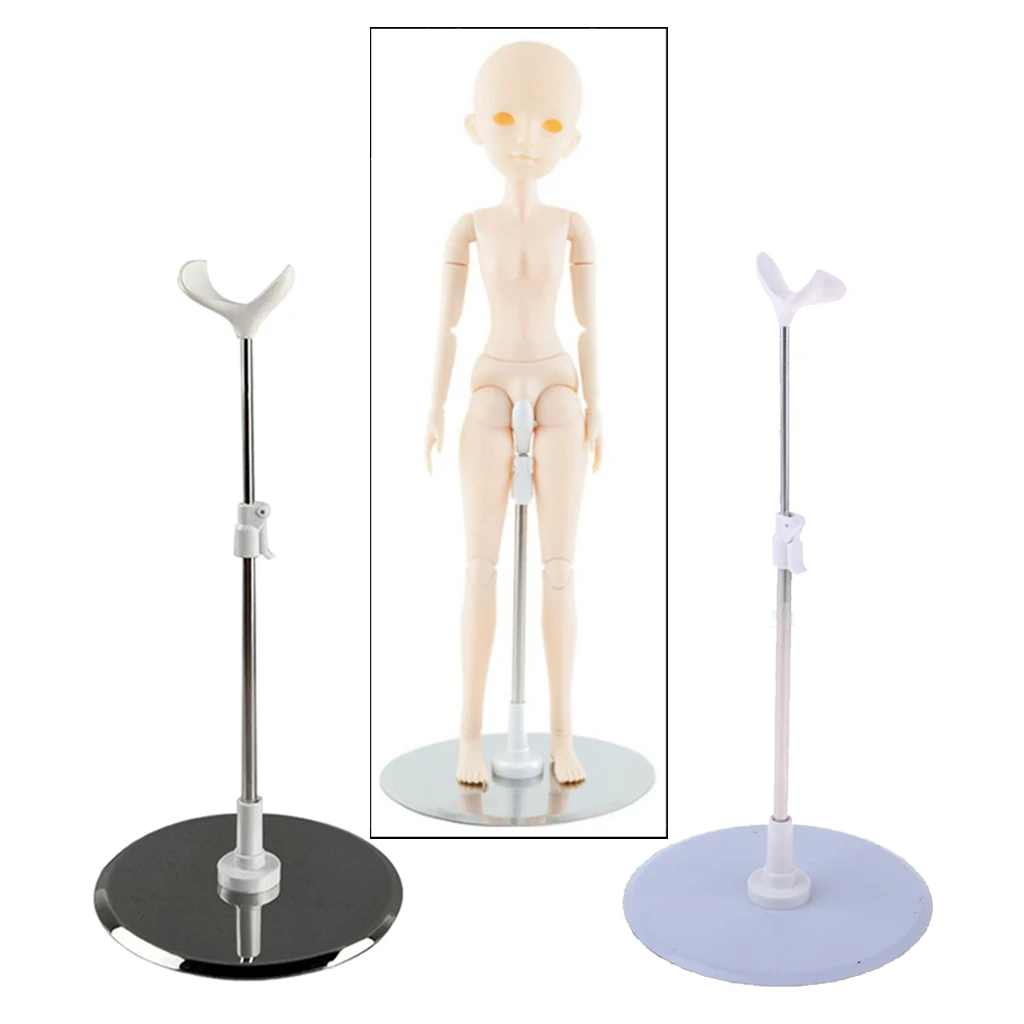 Doll Adjustable 25-38cm Display Stand Doll Support Holder for 1/3 1/4 BJD Action Figures Doll Stand Adjustable Doll Stand