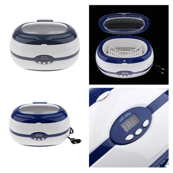 

Ultrasonic Jewelry Cleaner Tank With Digital Display Timer 600ml EU