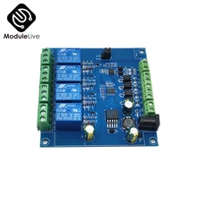 Module relais modbus-rtu 4 bits, commutateur, entrée et sortie de Signal, contrôleur TTL RS485 MCU pour détection numérique, contrôle de puissance