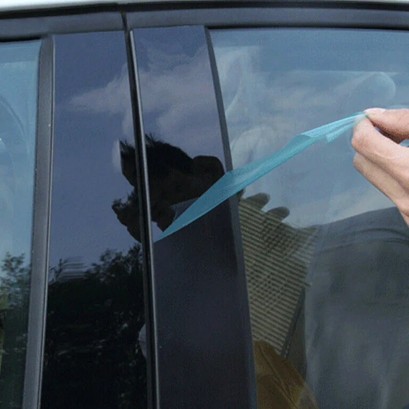 

Pillar Car Window Trim Strips Door PC Plastic Replacement Auto 8pcs Cover For Mazda 3 2006 2008-2012
