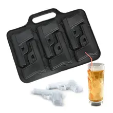 Большой набор мороженого набор пистолет-инструмент в форме льда лоток Плесень Для вечерние питья виски Еда Класс Пластик форма кубика льда