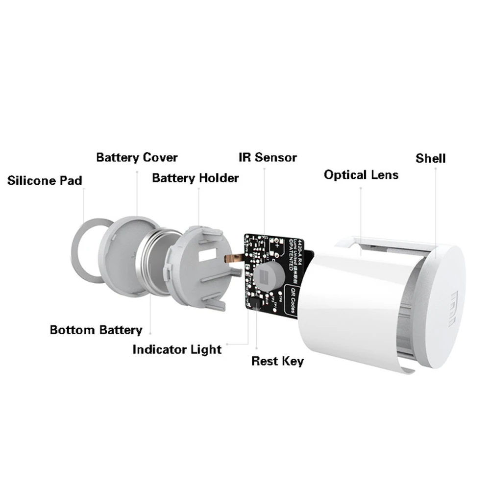 Оригинальный Xiao mi jia датчик человека умный mi тело ИК датчик mijia умный дом WiFi Android IOS приложение управление