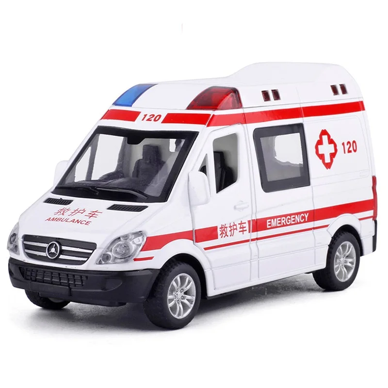 1/32 литья под давлением машины скорой помощи модель автомобиля (# 8909B) 14 5 см