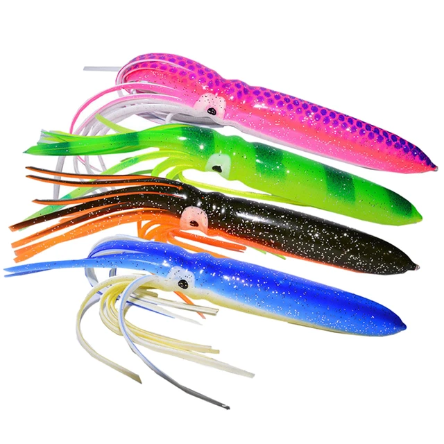 Set of 2 PCS Octopus Skirted Trolling Lures Marlin Tuna Wahoo Saltwater Fishing  Lures for Saltwater