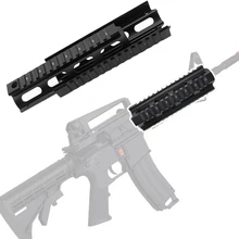 6," тактический охотничий AR-15 Handguard M4 Rifle Carbine RIS Quad Rail 2 шт. Drop-In стрельба шестерни крепления винтовки аксессуары