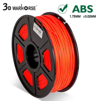 

Glow In The Dark Filament ABS Material 3D Plastic 1.75 mm Printer Luminous ABS Noctilucent 1Kg Printing Material Red White