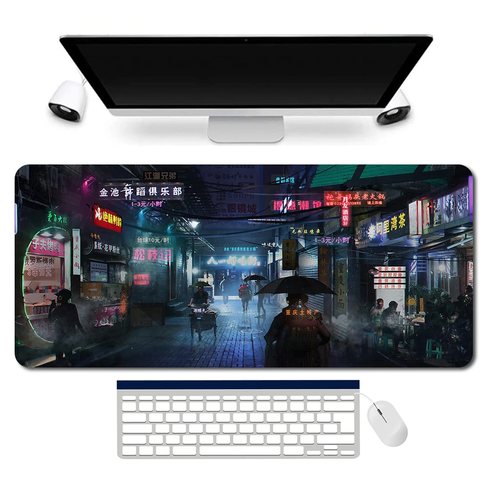 Earth Dream Gaming Mouse Pad apply for CyberPunk Large Gamer Big Mat Computer Desk anime mouse pad XXL6 | Компьютеры и офис