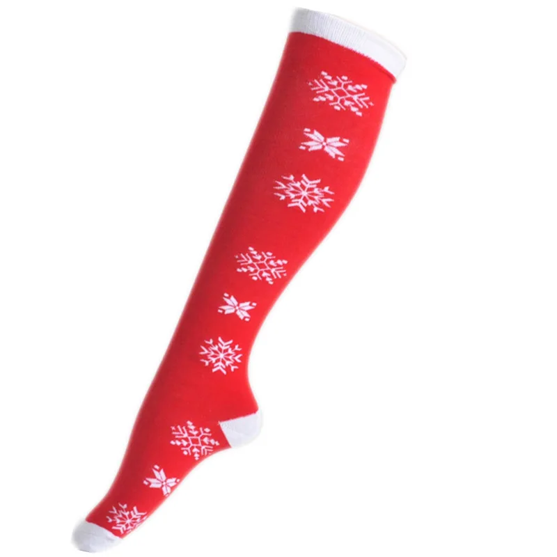 Urgot, 2 пары, женские рождественские чулки, хлопковые длинные гольфы, носки, праздничные подарки для мужчин и женщин, взрослые, Meias Calcetines - Цвет: D