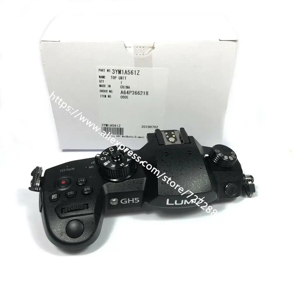 Запчасти для Panasonic Lumix DC-GH5 Верхняя Крышка Корпус в сборе режим кнопка спуска затвора(черный) 3YM1A561Z