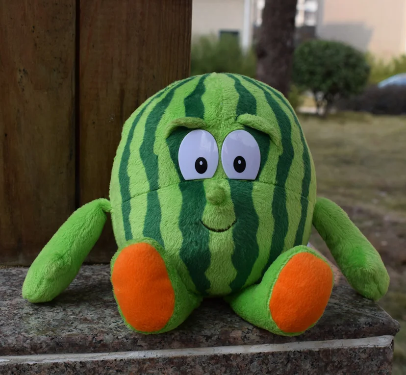 Muñeco de peluche suave de 9 pulgadas, juguete de frutas, verduras
