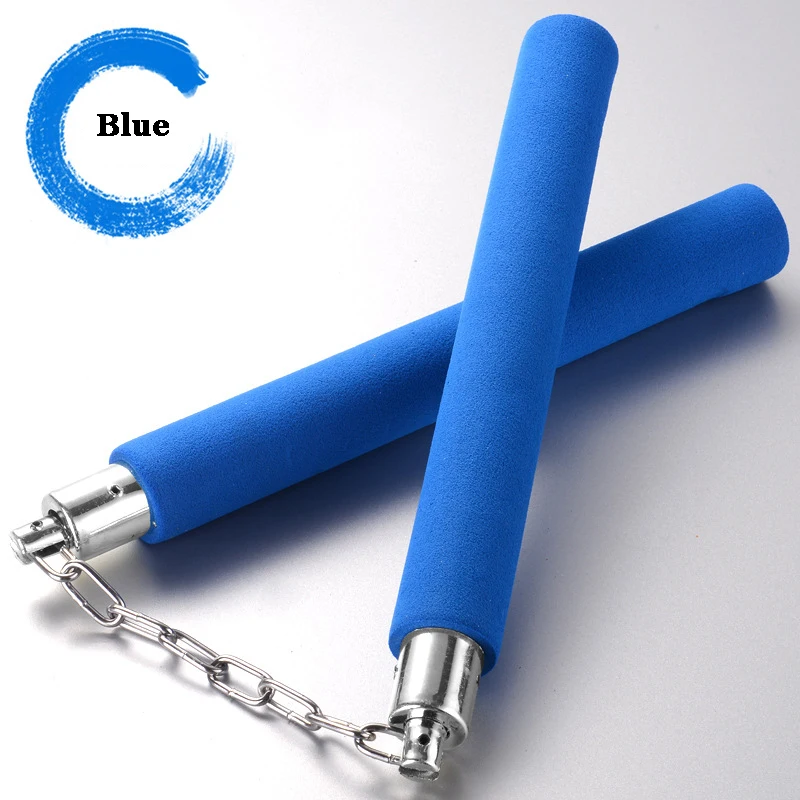 Губка Nunchaku Пена Мягкий красочный Nunchaku веревки цепи пластиковые трубы для транинга кунгфу боевых искусств