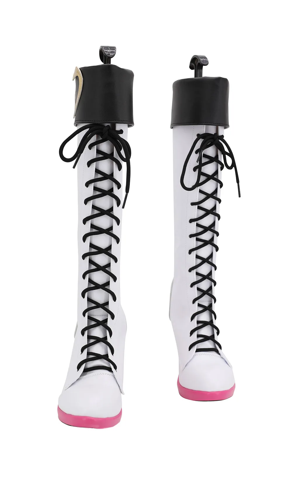 Game Arknights Sora Cosplay Boots White Shoes Sora High Heel Boots Custom Made (4)