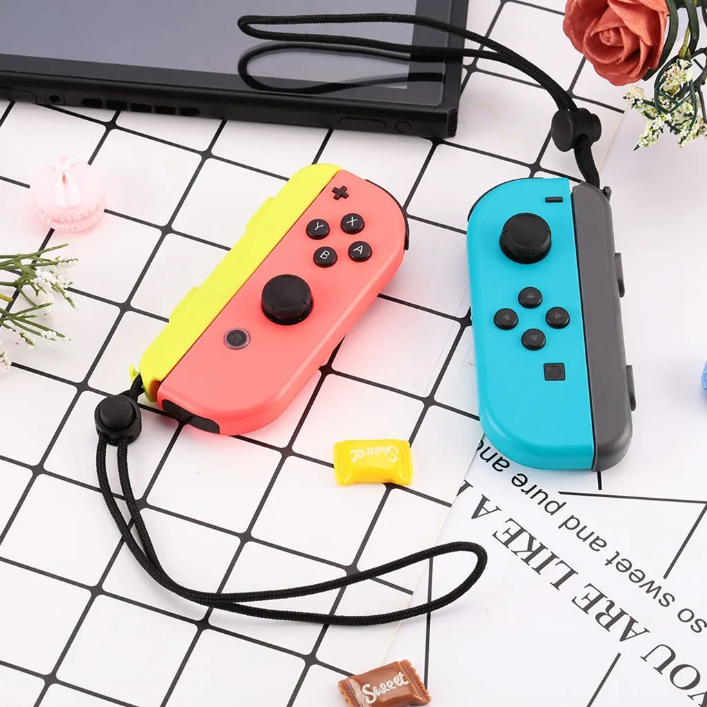 1 пара джойстиков Joy Con ремешок для запястья Nintendo Switch Game 6 цветов наручный геймеров