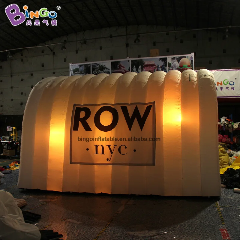 Free Shipping 5x3x3 Meters Inflatable Lighting Tunnel With Custom Logo - BG-T0244 2