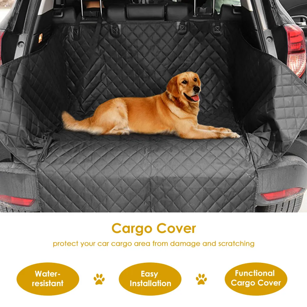 

New Pet Car Trunk Cover Cargo Cover Waterproof Trunk Pet Pad SUV Cargo Liner for Dogs Non-skid Car Protector Mat Pet Seat Cover