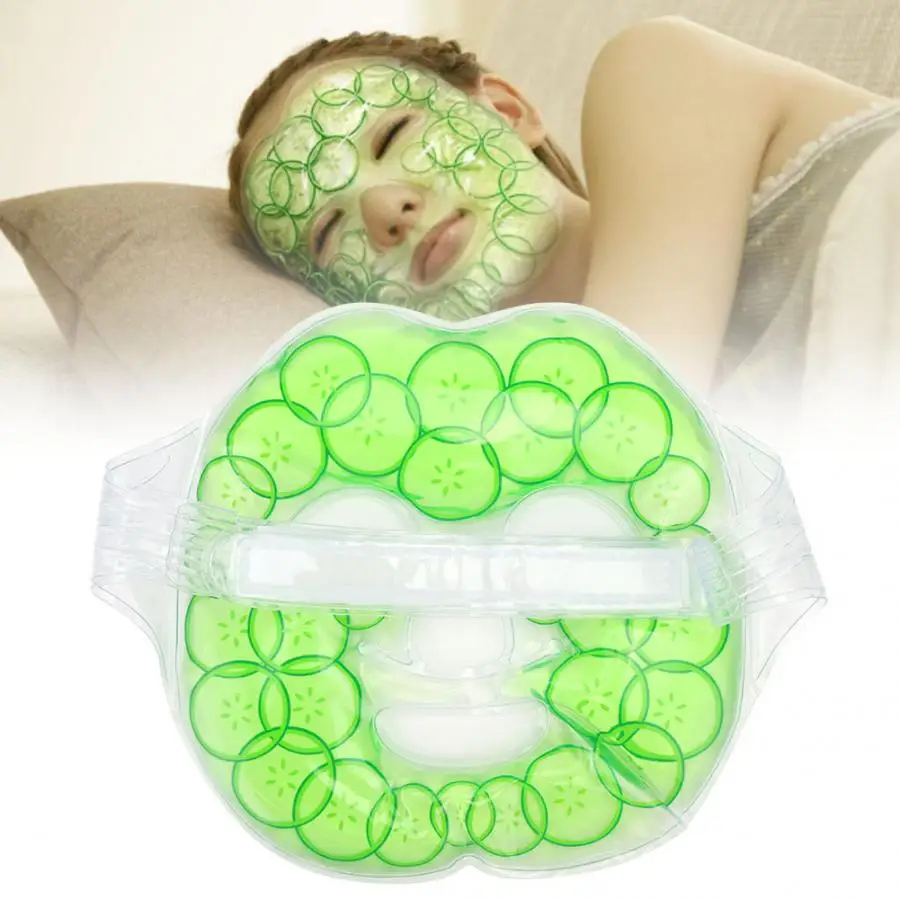 

Skin Care Machine Reusable Cold & Hot Compress Fatigue Relief Facial Ice Cooling Skin Care Face Mask Jade Roller