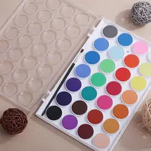 12/16/28/36 Цвета пигмент Твердые акварельные Краски щетка школы искусства канцелярские акварель Твердые Краски Инж