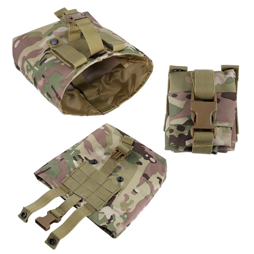 Bolsa plegable Molle táctico para munición, bolsa militar EDC, Airsoft, pistola, escopeta, Mag, accesorios de caza