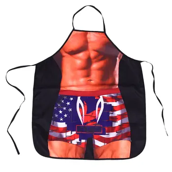 

Aprons Polyester Baking Men Joke Household Protection Dinner 3D Design Kitchen Cooking Supplies