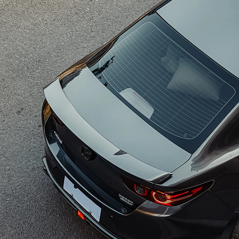 マツダ3スポイラー,absプラスチックスポイラー2019 2020 2021,リア