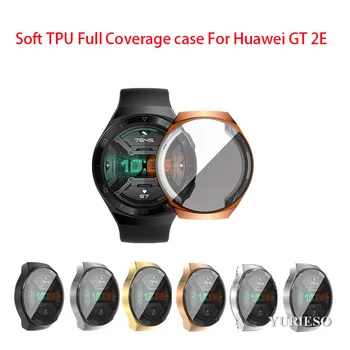 

100PCS Soft Protect Cover for Huawei Watch GT2E Case TPU Bumper for Watch GT2 E 2E Full Coverage case Frame Accessorie Wholesale