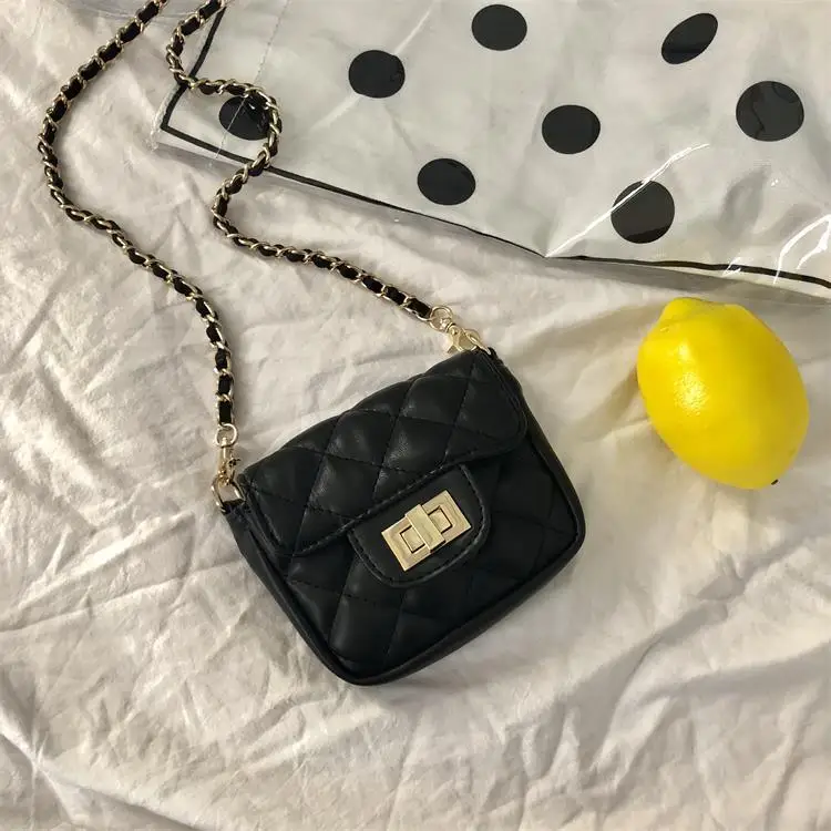 

Small Black Bag Women's Shoulder Online Celebrity Small Shoulder Bag INS Ultra-Fire Pack Chain Mini Graceful Quilted Square Slin