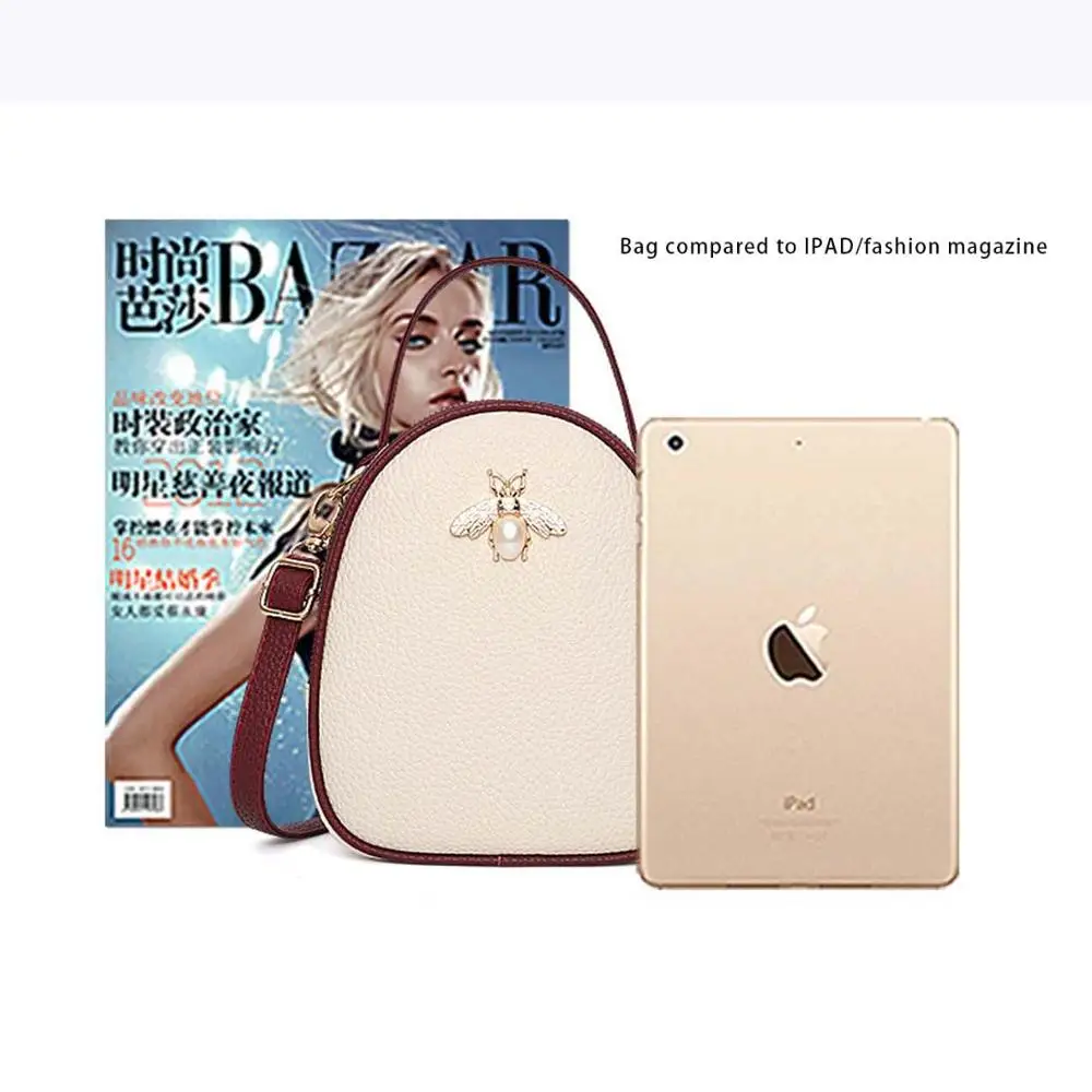 Woman Mini PU Leather Backpack Bag New Girl's Small Cartoon Bee Student Teenager Lovely Summer Shoulder Daypack Rucksack рюкзак