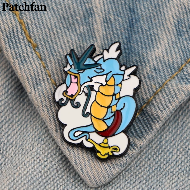 Patchfan мультфильм персонажи цинка металлический Узелок Значки пункт рубашка сумка Одежда Кепка рюкзак броши для обуви значки медали A2264