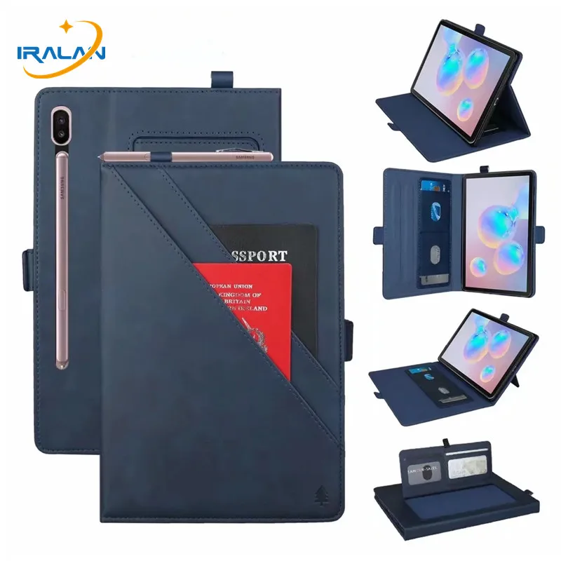 2019 Новый чехол для планшета samsung Galaxy Tab S6 10 5 SM T860 T865 смарт из искусственной кожи с