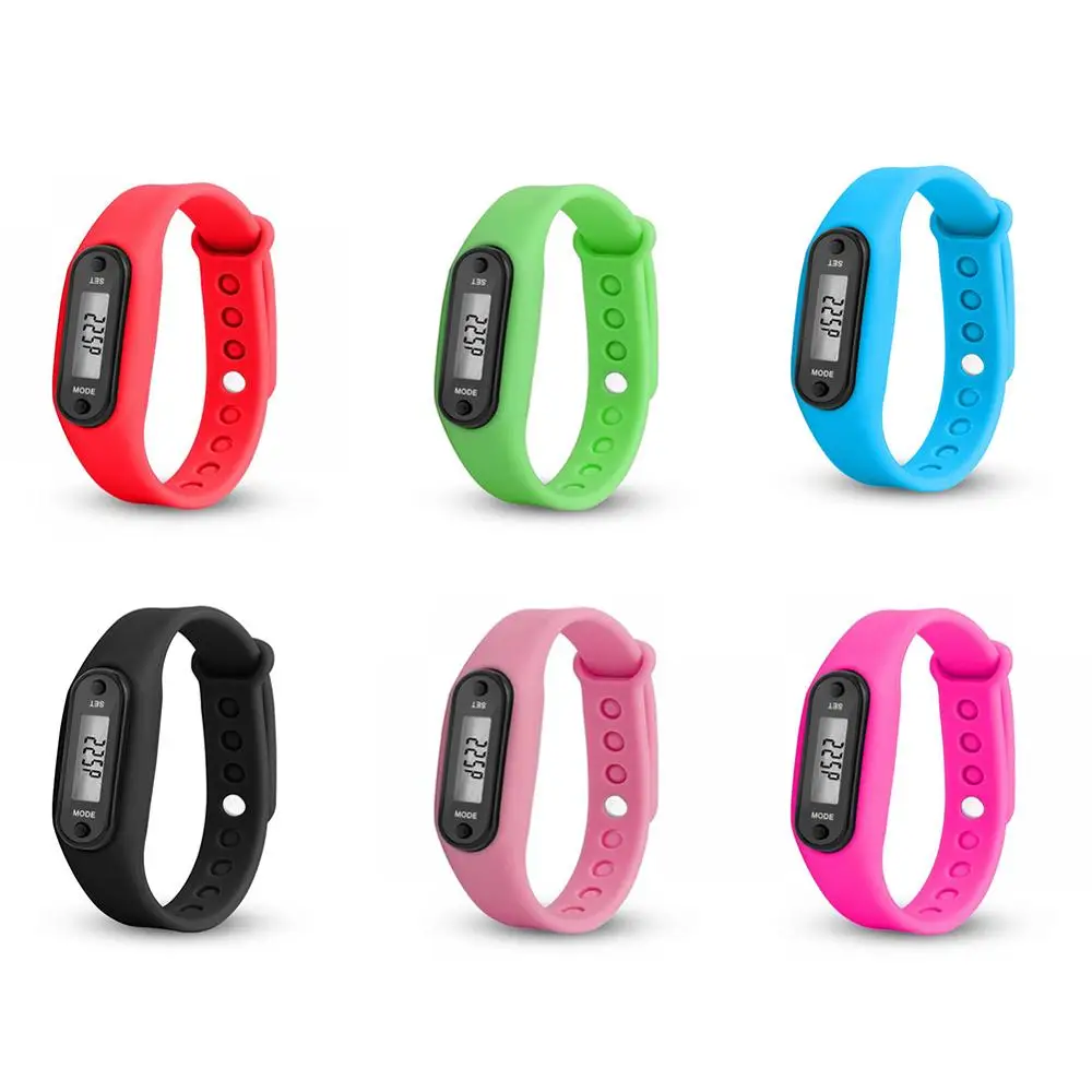 Sport Smart Wrist Watch Bracelet Display Fitness Gauge Step Tracker Digital LCD Pedometer Run Step Walking Calorie Counter