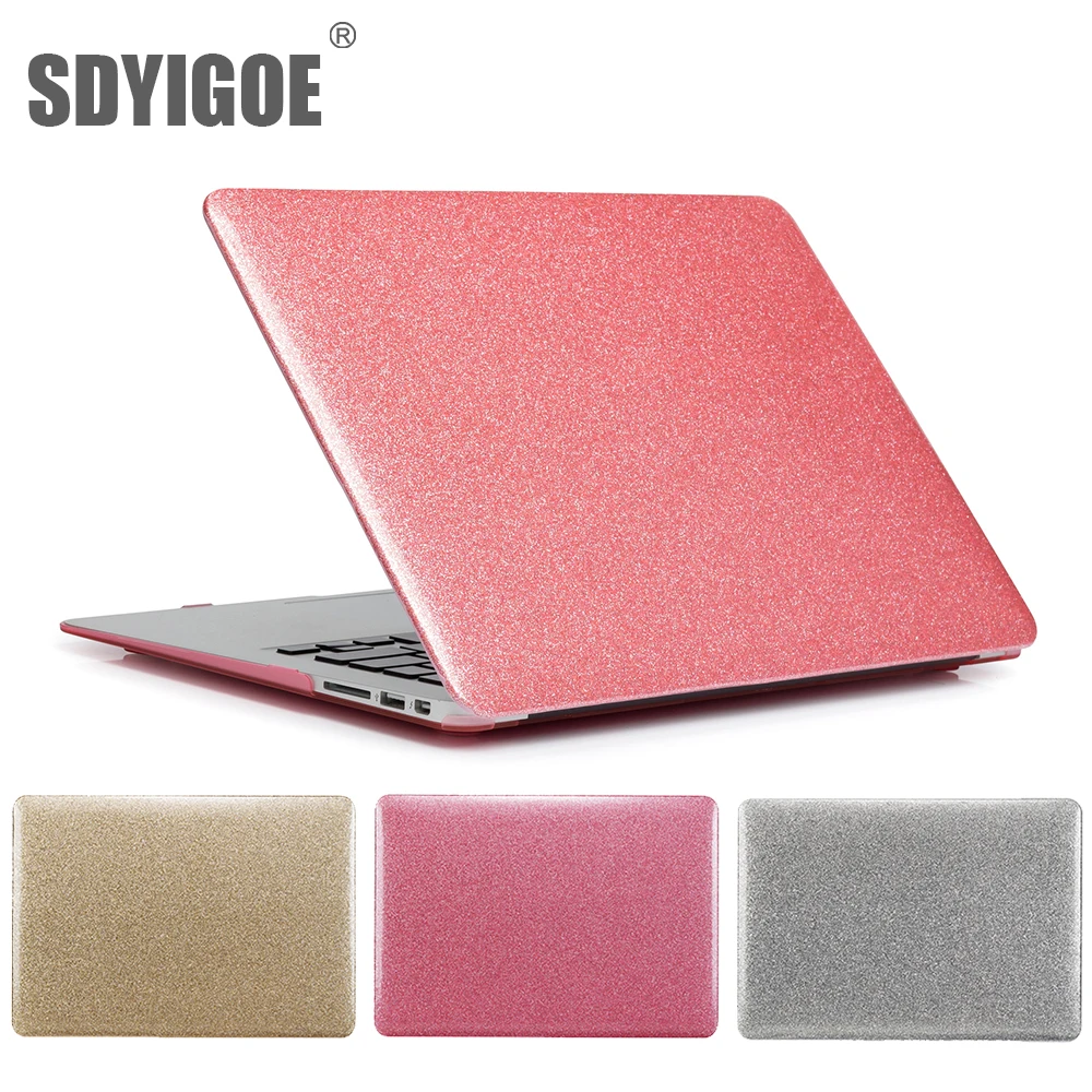 Чехол для macbook air 13 2019 Новые Pro Чехлы блестящий кожаный защитный чехол 15 12 A1708 A1932 A2159