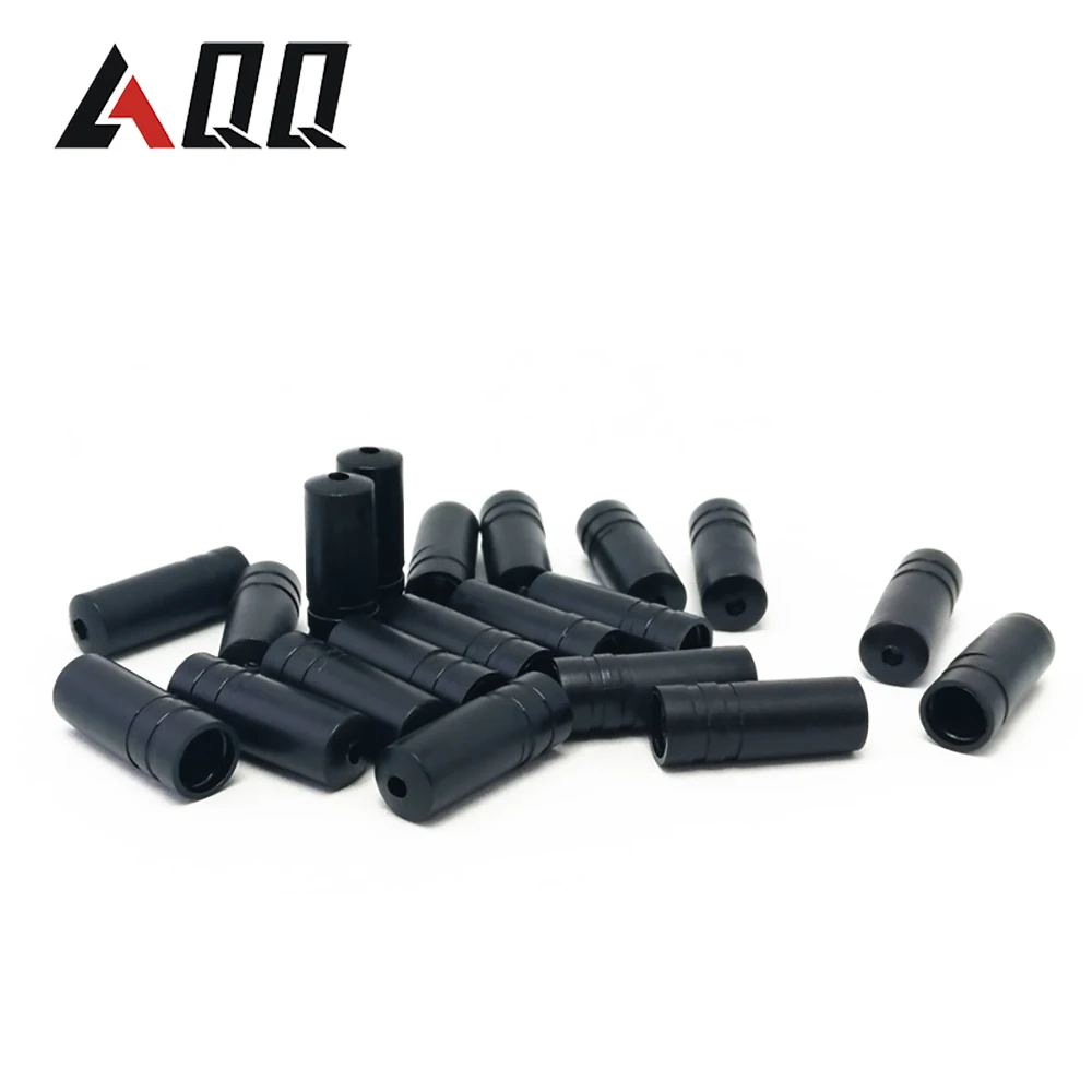 100X 4mm Bike Bicycle Cycling Brake Cable Crimps Housing Plastic End Tips Cap BJ 
