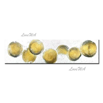 

Gold Texture Oil Painting Home Wall Decoration Piece Thick Wall Art And Craft Handmade Canvas Artwork for Living Room Decor