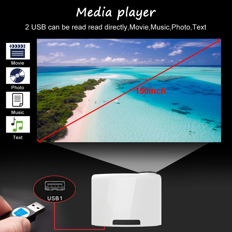 projector slides WZATCO C2 1920*1080P Full HD LED Projector with 4D Digital Keystone 6800Lumens Home Theater Portable Beamer LED Proyector mini projector for iphone