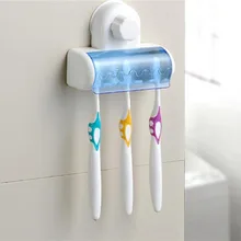 5 стеллажей пыленепроницаемый держатель зубной щетки для ванной кухни семейный держатель для зубной щетки s держатель на присоске настенная вешалка с крючками