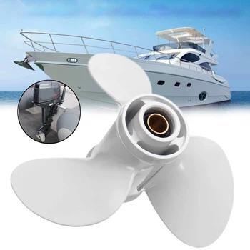 

For 20-30HP 664-45954-01-EL Outboard Propeller 9-7/8 X 12 Aluminum Alloy Marine Boat Accessories Parts