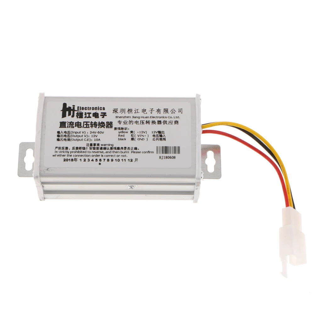 DC/DC Converter Regulator 24V-60V Step Down to 12V 10A 120W Low Voltage Transformer Waterproof