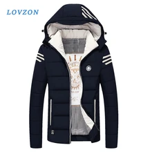 Aliexpress - LOVZON New Male Jacket Parka Men Hot Sale Quality Autumn Winter Warm Outwear Brand Slim Coats Casual Hooded Jackets