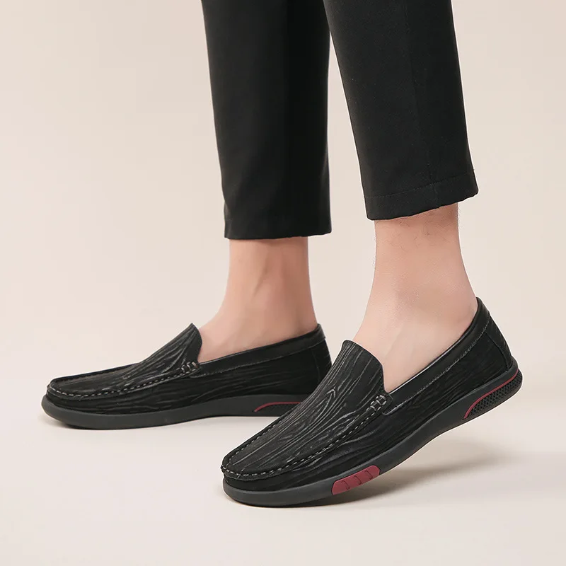 

MEN'S SHOES 2019 Autumn & Winter plus Velvet Warm Shoes Dad Soft Bottom Leather Shoes Men Tods Casual Shoes nan dan xie